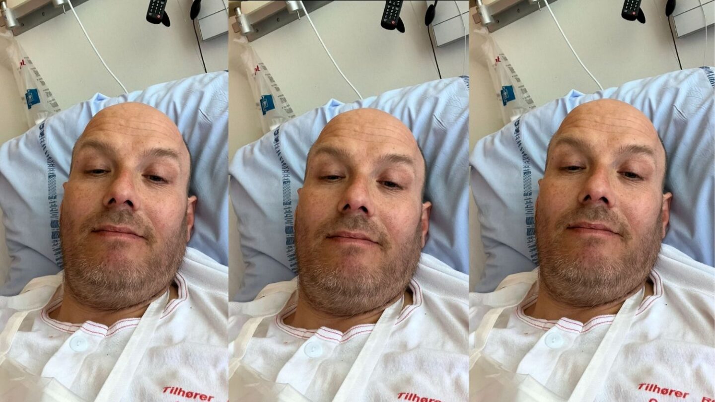Konstruktørstuderende Lasse i en hospitalsseng.